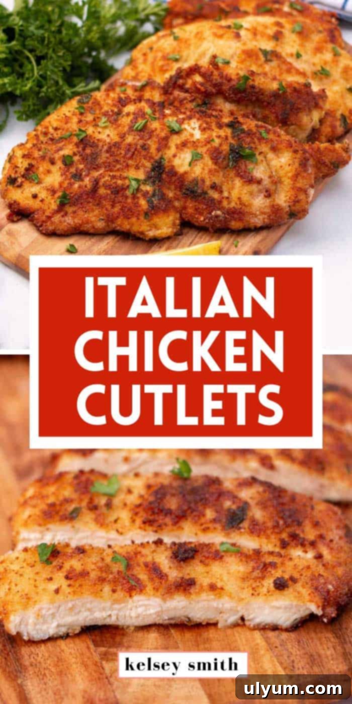 Italian Chicken Cutlets