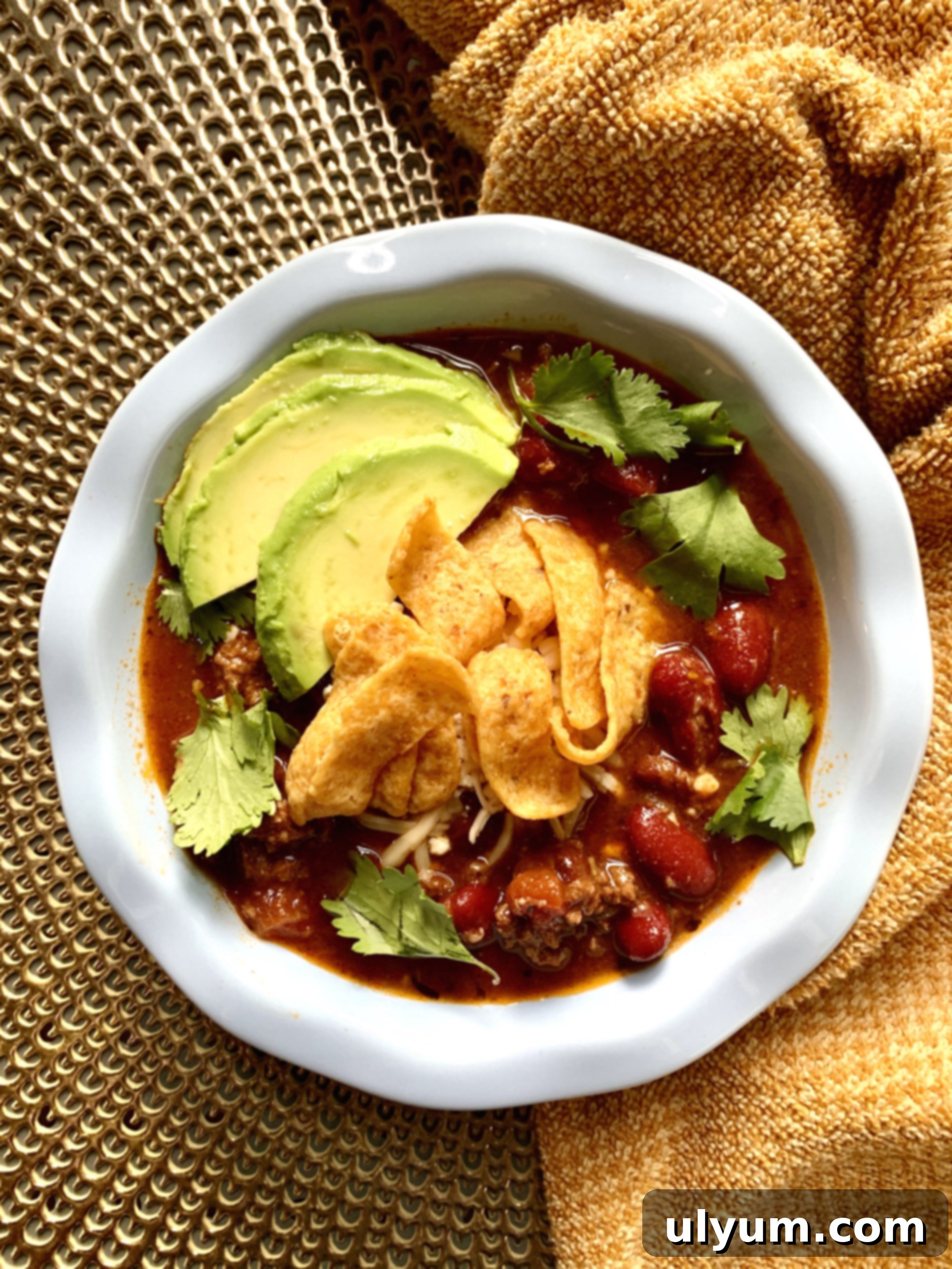 Basic Instant Pot Chili, simple and quick with pantry ingredients.