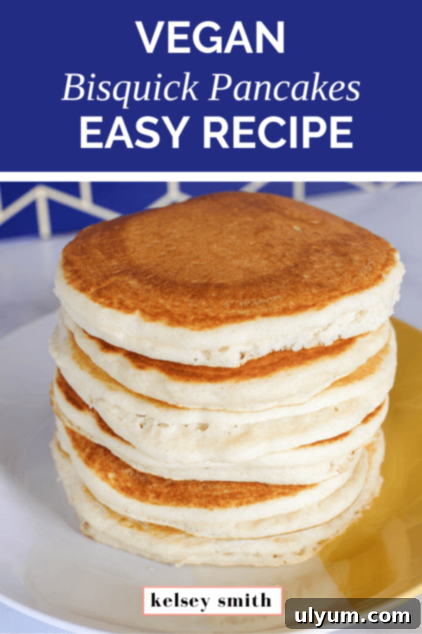 Easy Bisquick Vegan Pancakes