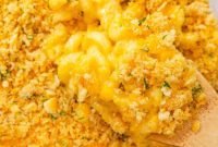 Golden-Crusted Baked Mac and Cheese with Buttery Ritz Crumbs