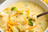 Chicken, Broccoli & Cheddar Chowder